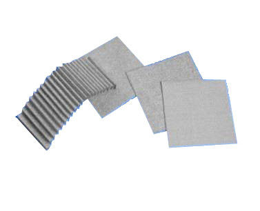 Multi-Layer Sintered Metal Fiber Felt with 7600 Bubble Point and 35L/dm2.min Air Permeability