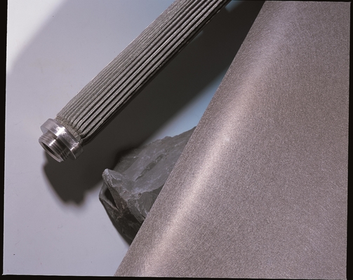 SGS 1050g/m2 MP 30 Sintered Metal Fiber Felt With 79% Porosity