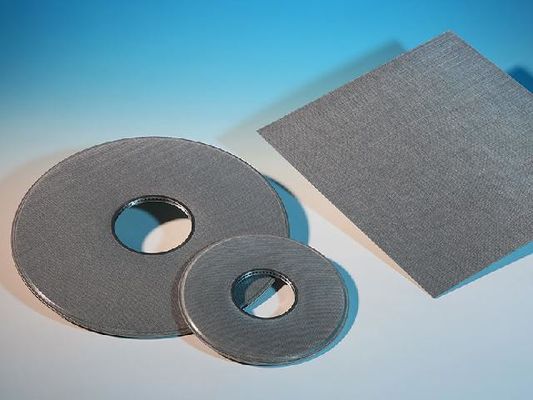 Multi-Layer Sintered Metal Fiber Felt with 7600 Bubble Point and 35L/dm2.min Air Permeability