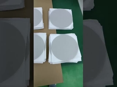 128mm قطر الصبغ التيتانيوم شعاع مع 0.2um البلاتينية طلاء على جانبي